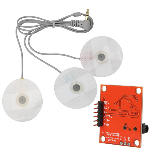 AD8232 ECG Sensor Module Heart Rate Monitor Electrode DC3.3V 2