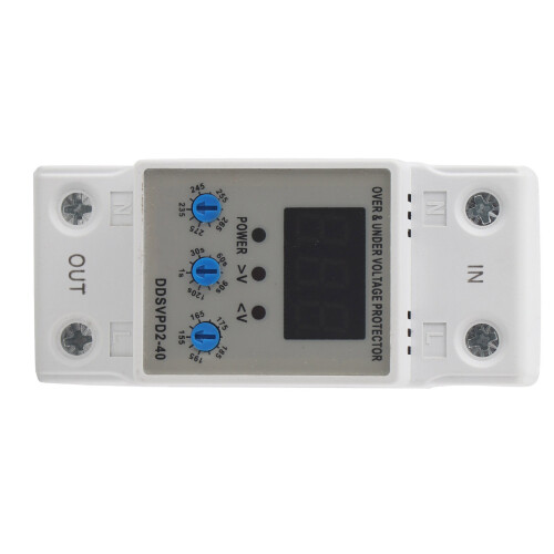 (40A) DDSVPD263 Einstellbarer Auto-Reset-Spannungsschutz 40A 2