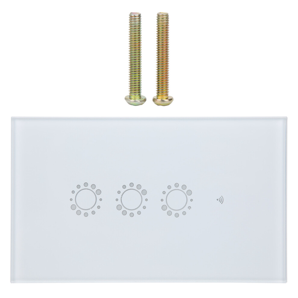 Smart Touch Switch White Wifi Wireless Remote Us Au 95-240Vac 610830895167