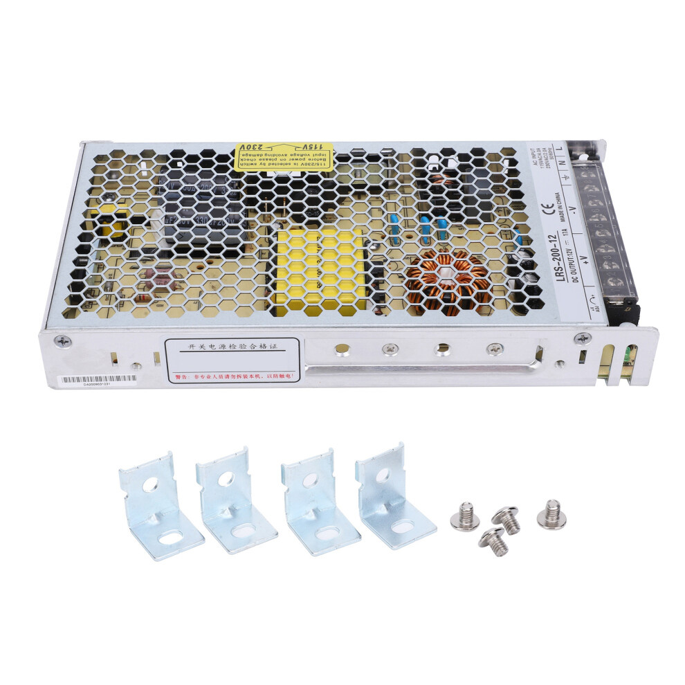 (Lrs-200-12) Berm 200W Switching Power Supply With Led Indicator 90~132Vac 610830894948