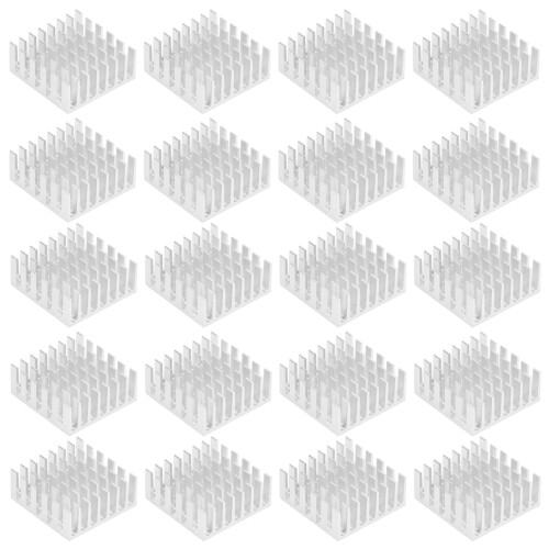 20x Kühlkörper Alu TP25 x 10 x 25mm