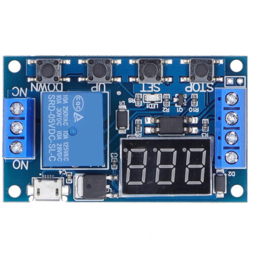 Relay Module 12V External Trigger Delay Switch Circuit Board