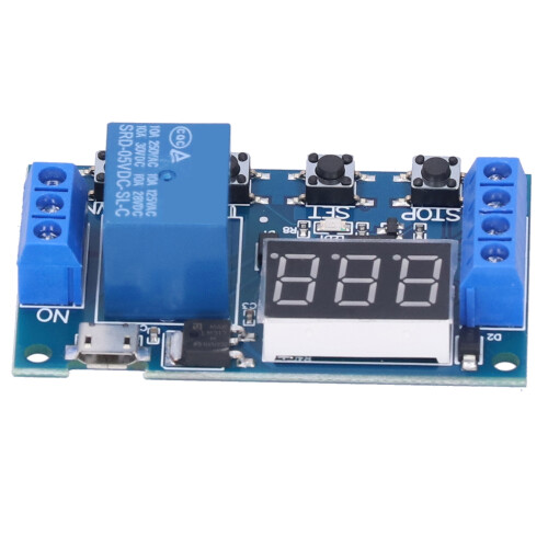Relay Module 12V External Trigger Delay Switch Circuit Board 1