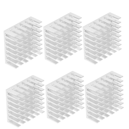 20x Kühlkörper Alu TP25 x 10 x 25mm 2