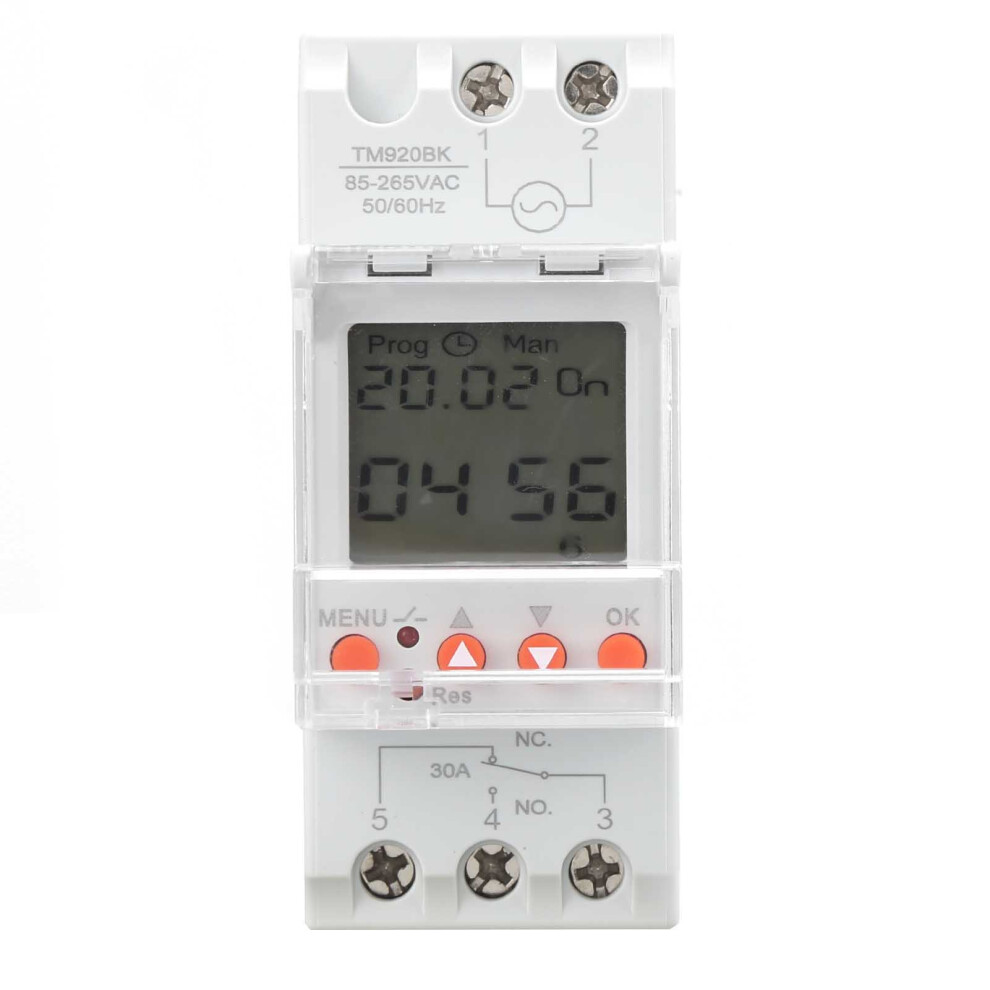 Timer Switch Programmable Smart Home Power Control 85-265V 30A 610830886585