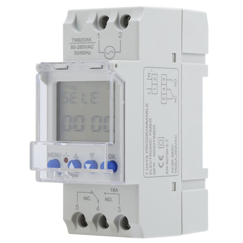 Smart Timer LCD 16A für Haushaltsgeräte 85-265V