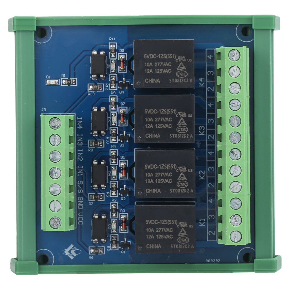 4 Channel 5V Optocoupler Isolation Relay Module Plc Signal Amplifier 610830884321
