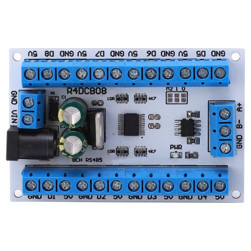 RS485-Sensormodul R4DCB08, 8-Kanal, 6-24V