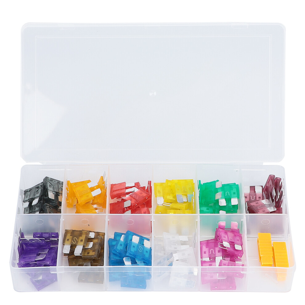 110Pcs Car Fuse Kit 2A-40A Replacement Auto Accessories 610830884451