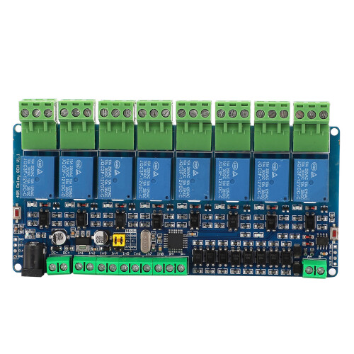 8 Channel Relay Module RS485 TTL DC 12V