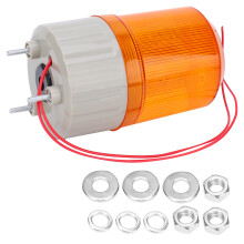 (Yellow) BERM LED-Warnleuchte mit Soundalarm BEM-1081J 220VAC Gelb