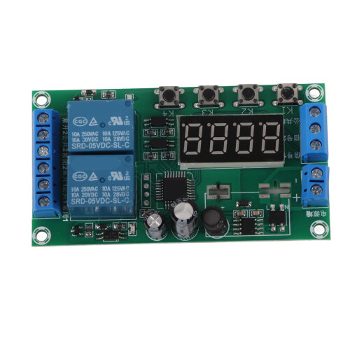2-Channel Delay Relay Module YF-7 DC7-30V for Solenoid Valve