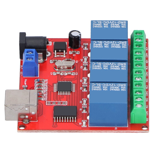 4-Kanal Relaismodul DC 12V PCB-Controller 2