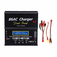 (Black UK Plug 220V) 80W 7A Balance-Ladegerät Aluminium AU-Stecker 220V
