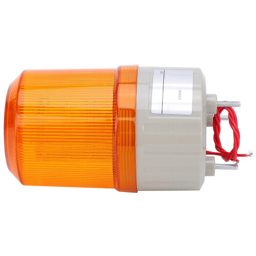 (Jaune) BERM LED-Baustellenwarnleuchte mit Alarm 220VAC Gelb 2