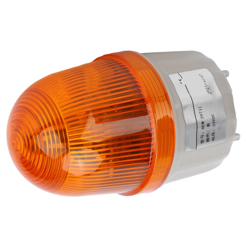 (Yellow) BERM Emergency Warning Light ABS LED Yellow 5W DC24V 2
