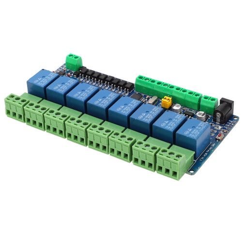 8 Channel Relay Module RS485 TTL DC 12V 1