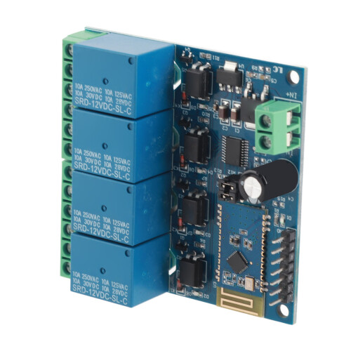 12V 4-Kanal Bluetooth Relais mit Android-App-Steuerung 2