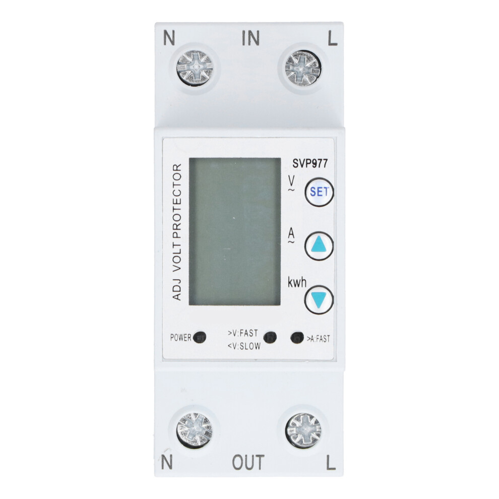 Adjustable Voltage Current Power Monitor 63A 610830873943