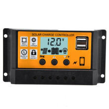 (10A) Intelligenter Laderegler Dual-USB PWM 12V/24V 20A