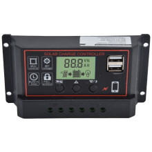 (30A) Intelligenter Laderegler Dual-USB PWM 12/24V 30A