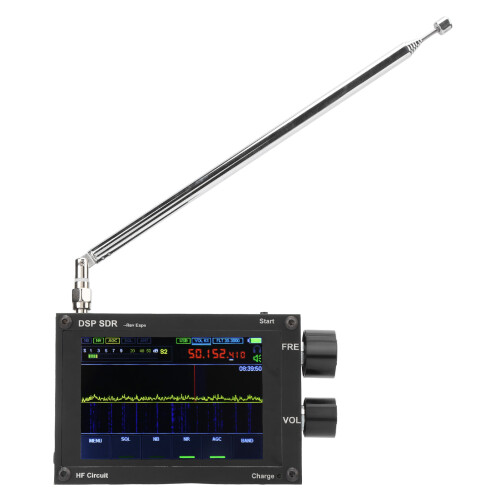 SDR Receiver Handheld Radio Signal Analyzer Full Frequency DSP