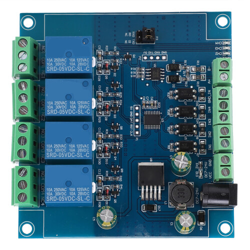 4-Kanal-Relaismodul DC 7-24V Steuerplatine