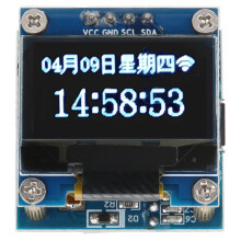 0,96-Zoll-OLED-Uhrmodul WiFi PCB mit 40mAh-Akku