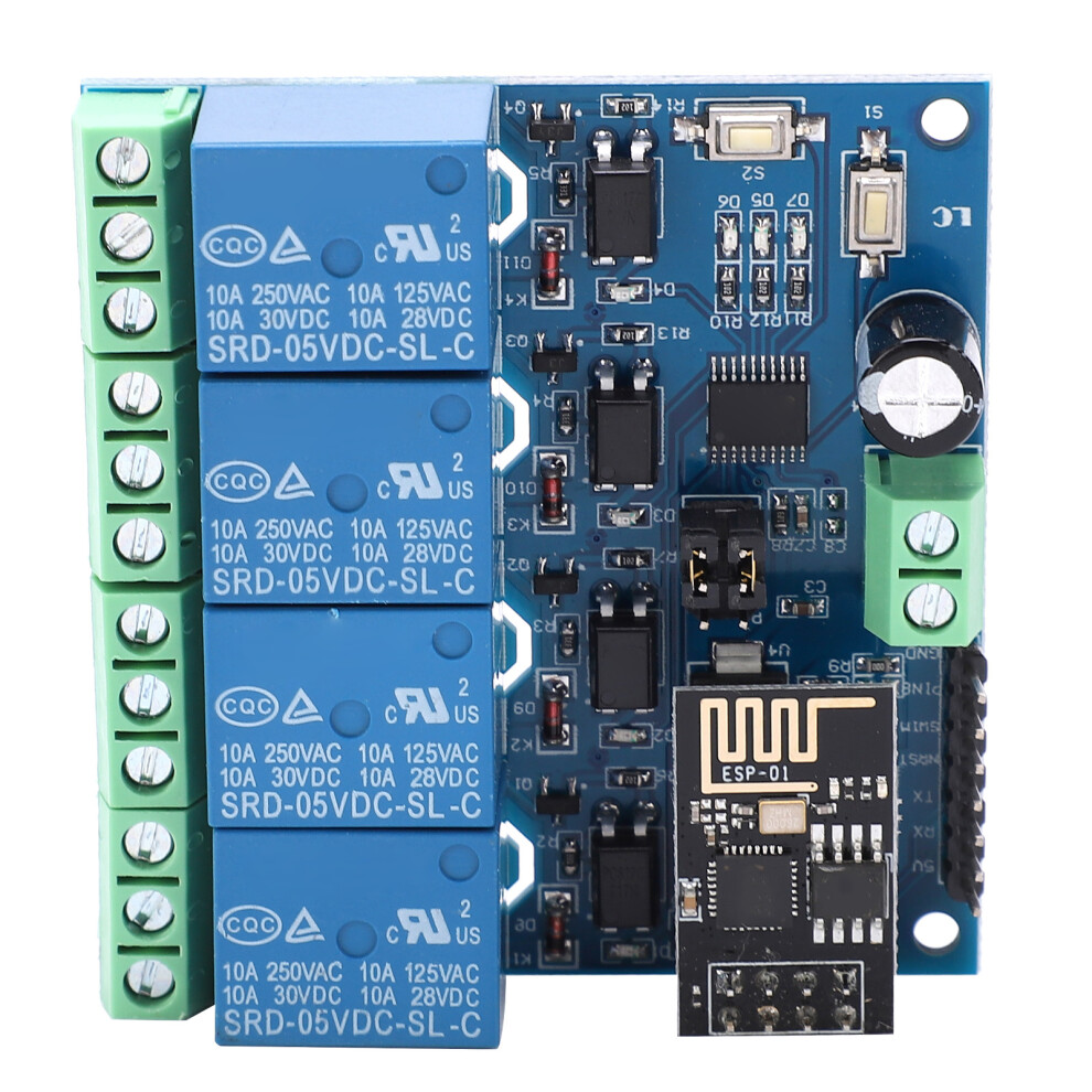 Esp8266 5V 4-Channel Relay Wireless For Android Smart Home 610830884048