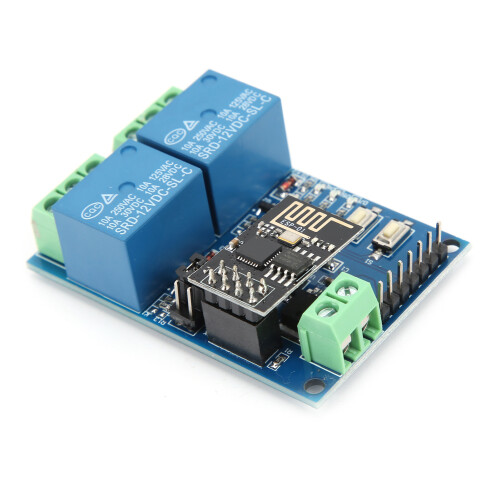 2-Wege WiFi Relais Modul Android APP Fernbedienung 12V ESP8266 2