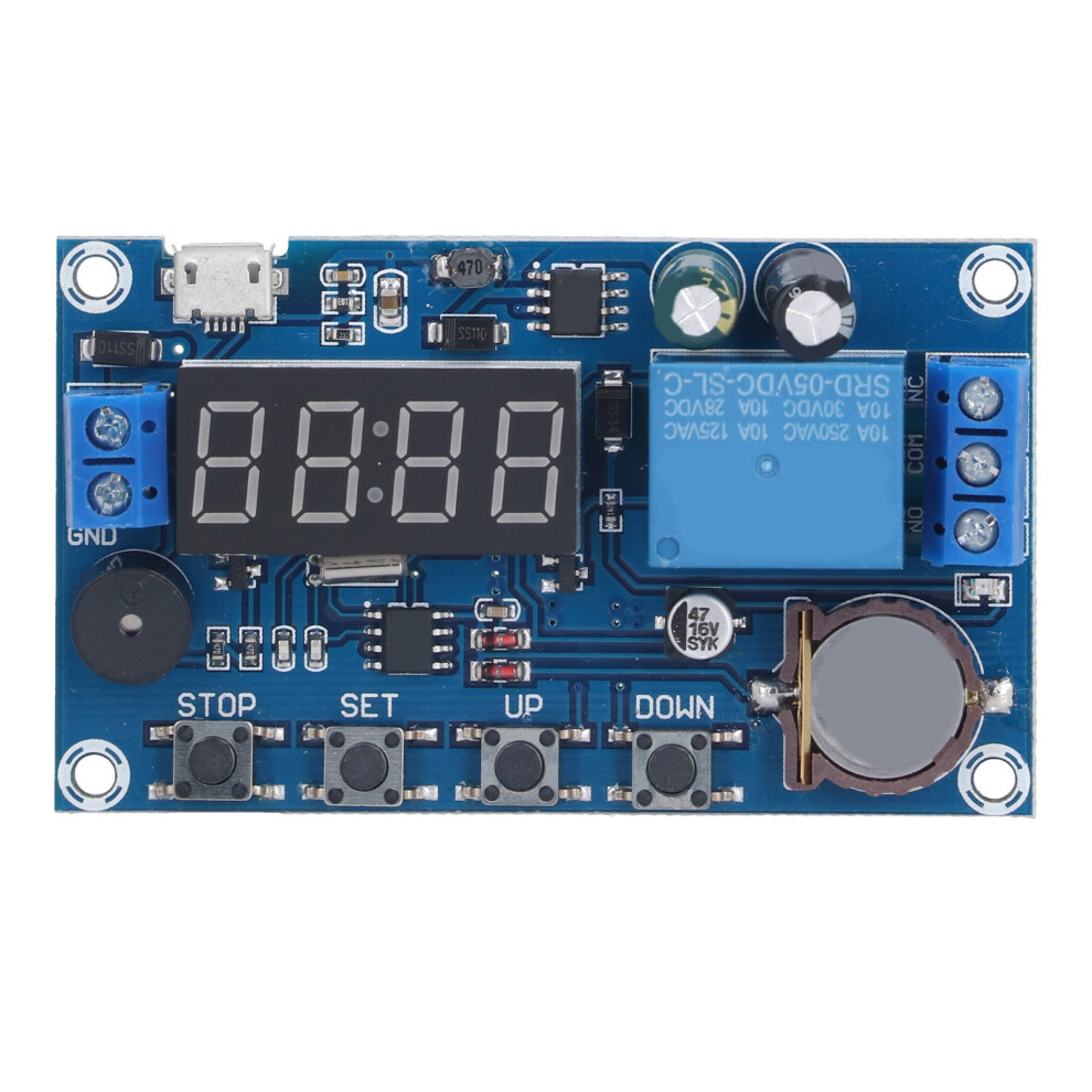 Relay Module 5 Timing 24H Delay Anti-Reverse Buzzer Switch Controller 610830870126