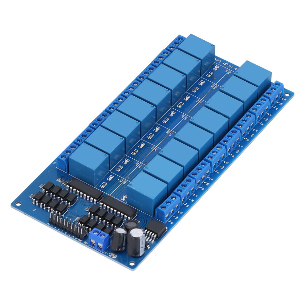 (5V) 16 Channel Relay Module Optocoupler Protection High Level Trigger 610830872403