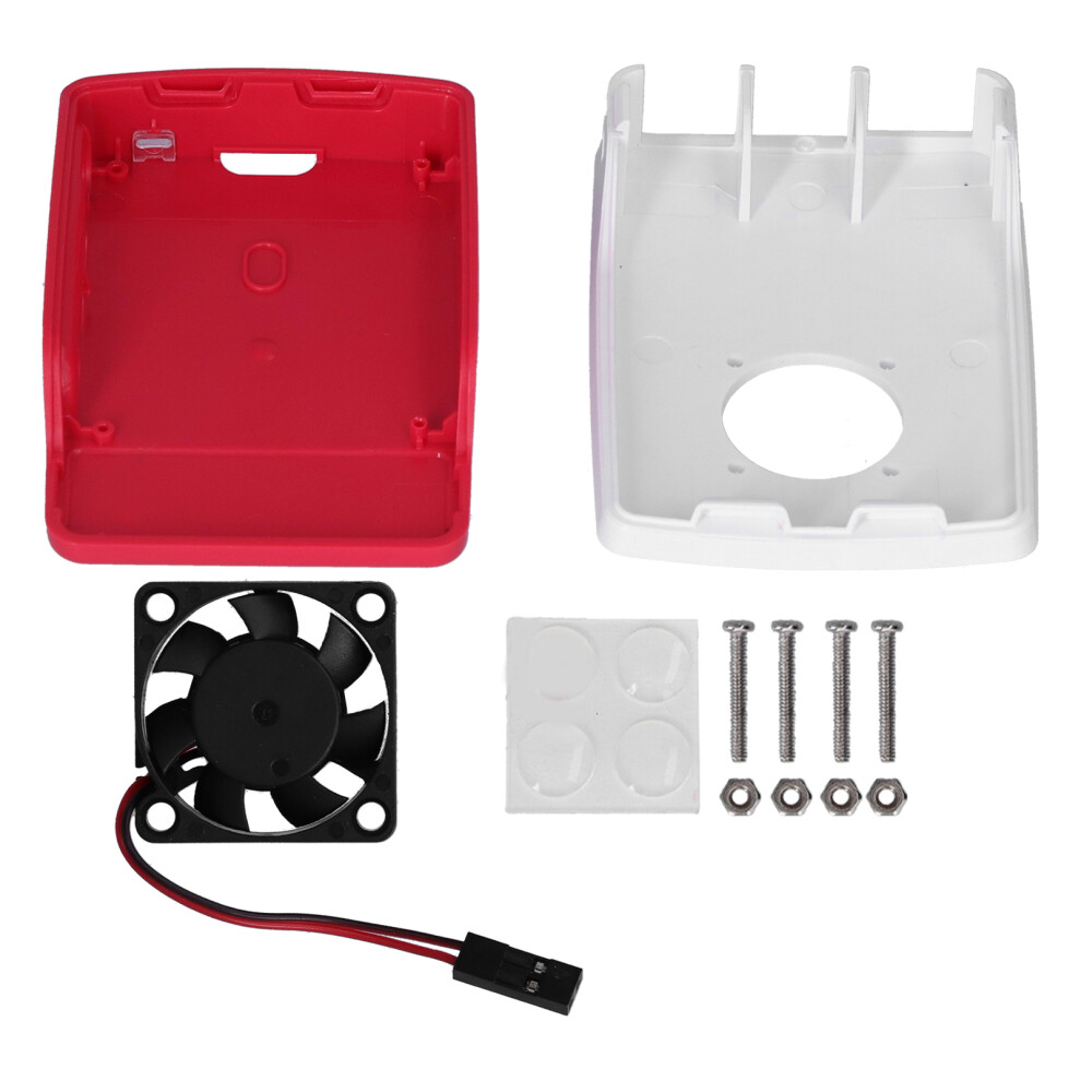 ( Fan) Protective Case For Raspberry Pi Abs Enclosure With Cooling Fan Black 610830871222