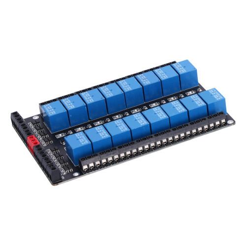 (DC5V) Relay Board 16 Channel DC5V Anti-Reverse Isolation Control 1
