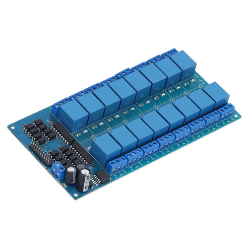 (24V) 16 Channel Relay Module Optocoupler Protection High Level Trigger 2