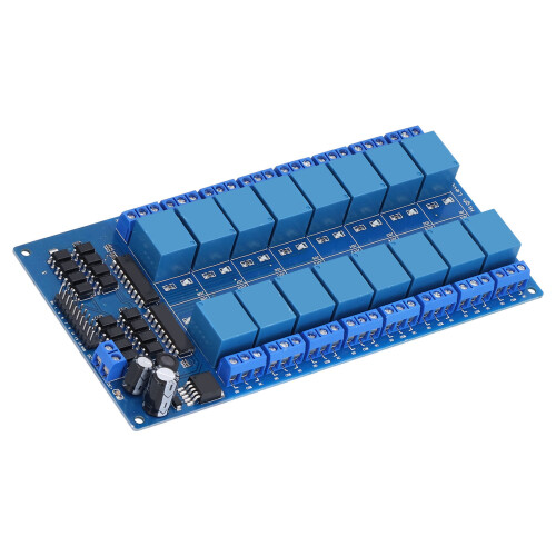 (12V) 16 Channel Relay Module Optocoupler Protection High Level Trigger 2
