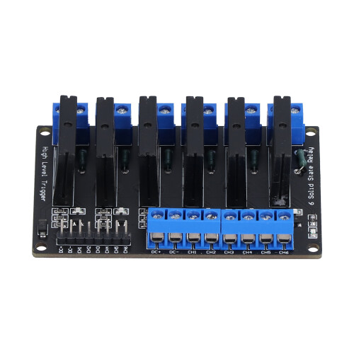 (12V) 6-Kanal-SSR-Modul 5V/12V/24V, 3-24V
