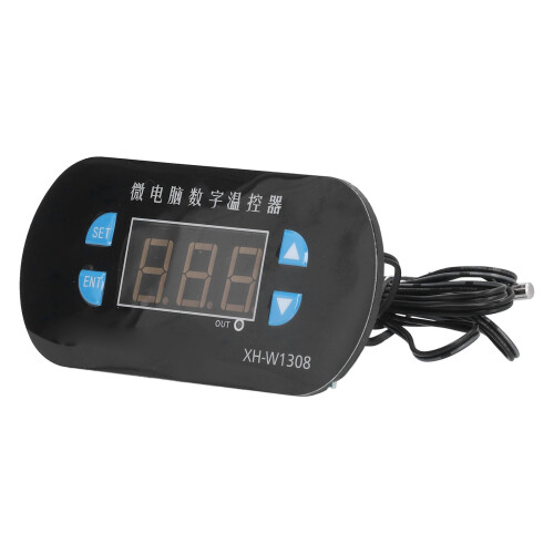 (Screen Color Red) Digitaler Thermostat mit rotem Display Schnellheizer 2