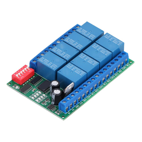8 Channel Relay Module RS485 Serial Remote Control DC12V 2