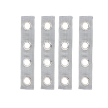 4 Kleiderbügel Verbindungsbügel (Grau) Platzsparender Organizer