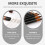 6Stk Doppel Farbe Nylon Haar , , Malbedarf 4