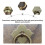 2 Dekorative Schubladenzieher Bronze 10
