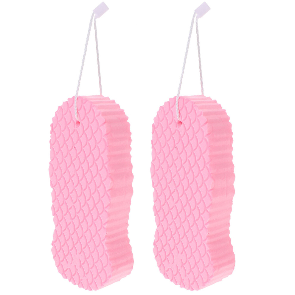 2Pcs Pva Sponges Back Scrubbers For Baby Bathing Solustre