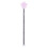 1Pc Kitchen Glass Stirring Rod Grey Flower Design Mixer 1
