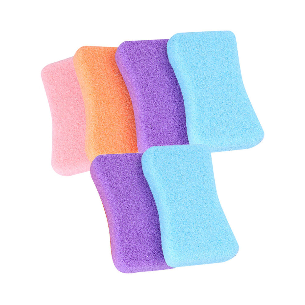 Inoomp 6 Pcs Cuticle Pedicure Pumice Stone For Skin Removal And Exfoliation