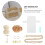 conjunto de material para bolsa de ponto cruz, kit diy 11