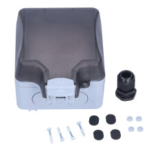 IP66 Wasserdichte Außensteckdose 3-fach 110-250V 15A US