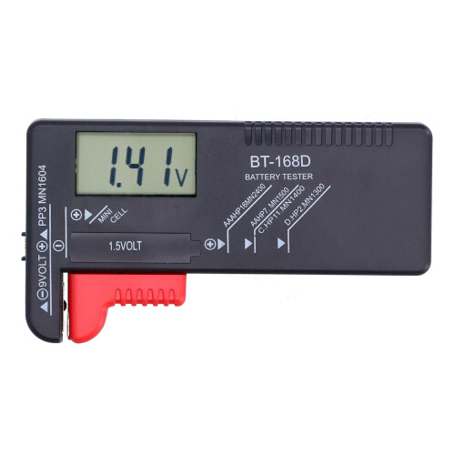 Digitaler Batterietester Knopfzellen Tragbar Universalprüfer