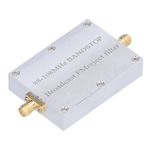 Bandpassfilter 88-108MHz Aluminium FM-Unterdrückung