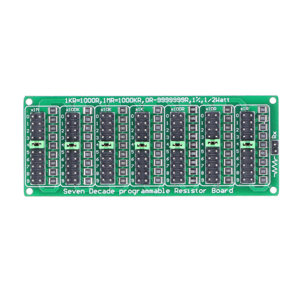 Programmable Resistor Board 1R-9999999R 8 Section 0.1R 610830872618